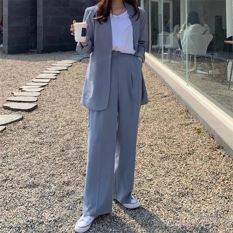Spring Autumn Blazer And Trousers Pant Sets Women 2025 Fashion Office Lady Jackets Coat 2 Pieces Set Suits For Woman Casual