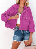 New Jackets for Women Hooded Denim Jacket Women Vintage Jean Coats Casual Long Sleeve Top Clothes Women Streetwear